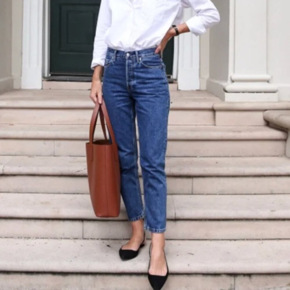EVERLANE jeans The Curvy 90’s Cheeky Straight Jean 28